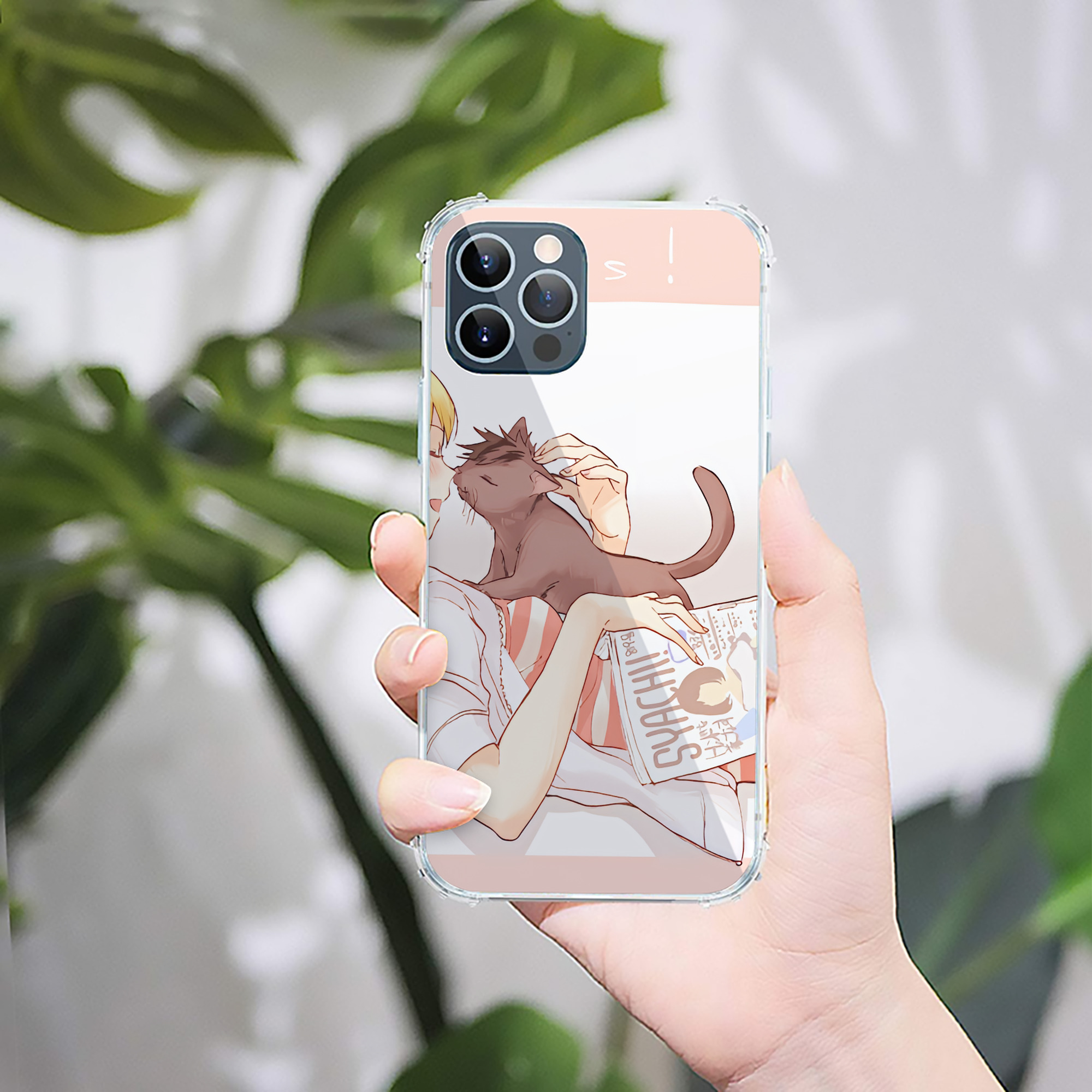 （画像用） ハイキュー!! Haikyu!! 【iPhone 12シリーズ対応】透明スマホケース（クリアソフトケース）